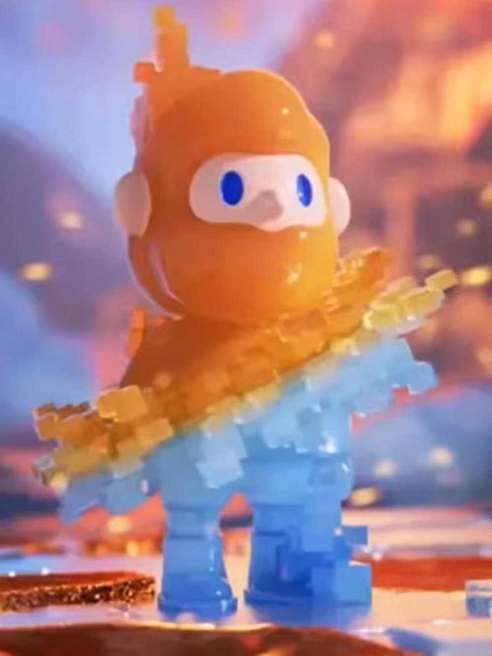 FINDING UNICORN Farmer Bob Pixel Universe Figures- Cold Outside Hot Inside